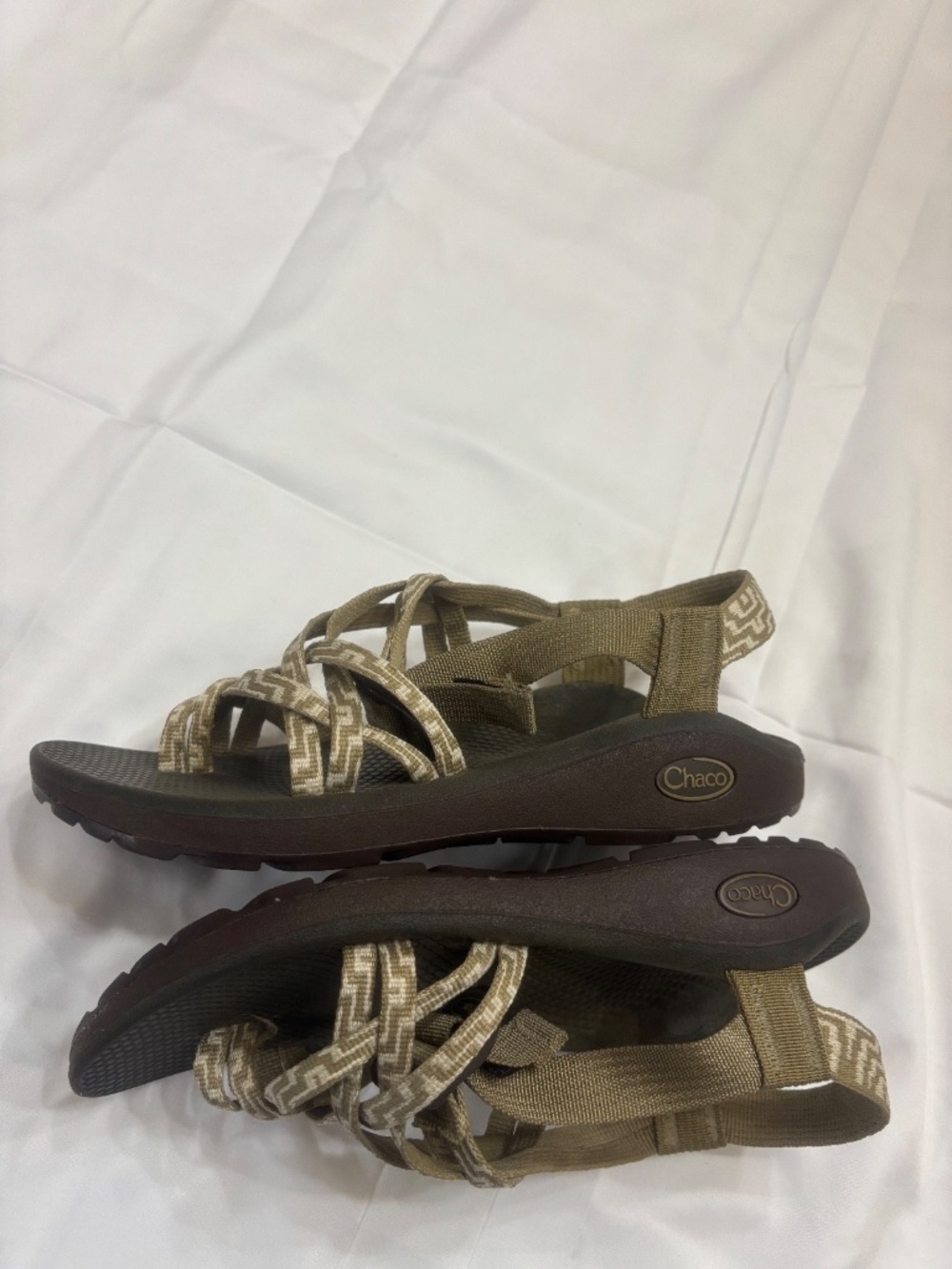 Chaco ZCloud X2 Brown/Tan Size 7 Beach Poolside Vacation Resort Comfortable - Picture 5 of 6
